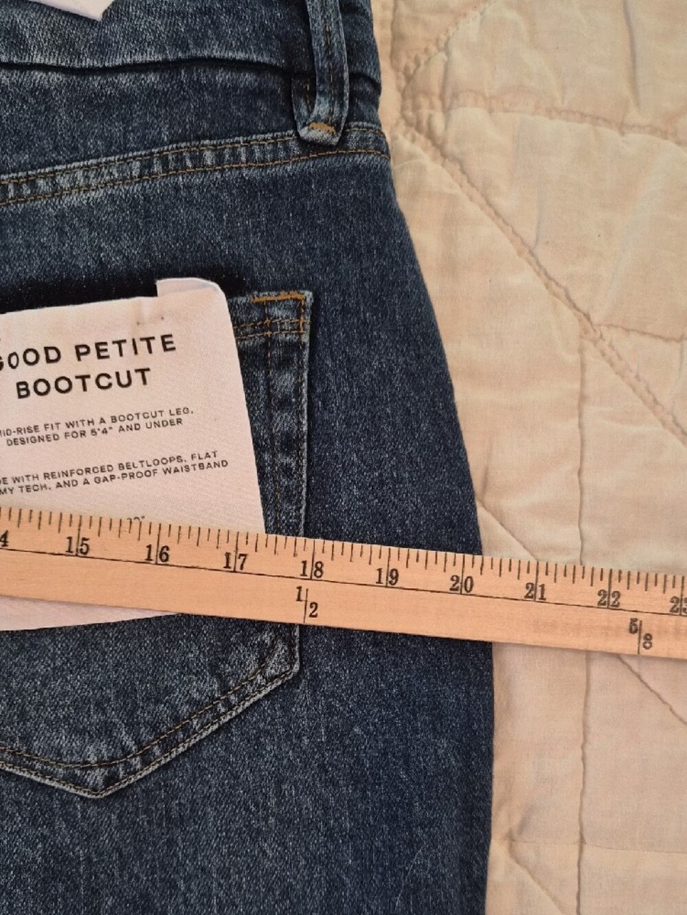 Good American 'Good Petite' Bootcut Jeans Size 10/30 - Picture 6 of 12